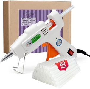 Krightlink Mini hot glue gun Kit with 60 Glue Sticks, Hot Melt, High Temp for School Crafts DIY Arts and Quick Home Repairs