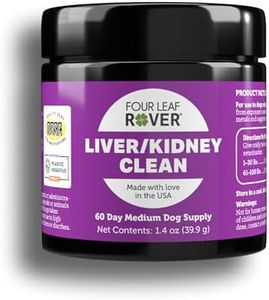 Four Leaf Rover - Liver/Kidney Supplements for Dogs | Enhance & Support Liver/Kidney Functions | Dog Kidney Support |Proprietary Blend of Organic Mushroom – 60-Day Medium Dog Supply