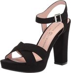 Chinese Laundry Women's Always Heeled Sandal, Black, 6 UK