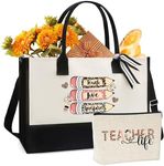 VeloKomo Teacher Canvas Tote Bag - 