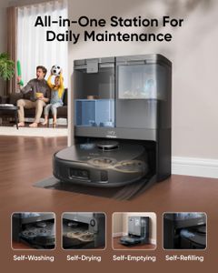eufy X10 Pro Omni Robot Vacuum – Smart Self-Cleaning, Powerful Suction