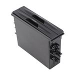 Akozon Universal Car Storage Box New Car Auto Double Din Radio Pocket Drink Cup Holder Storage Box Black