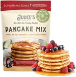 Judee's Gluten Free Pancake Mix, Super Baker Series - Makes 24 to 26 Pancakes - Make Fluffy and Flavorful Gluten Free Waffles and Pancakes - Tasty Pancakes for Breakfast - Homemade Baked Goods Mix