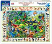 White Mountain Puzzles Birds of the Backyard - 1000 Piece Jigsaw Puzzle