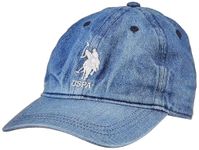 U.S. POLO ASSN. Boy's Cotton Baseball Cap (Ukcap0007_Blue