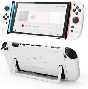 GeekShare Slim Protective Case Compatible with Switch 2 (2025), Anti-Scratche and Shock-Absorption Dockable Hard Shell for Switch 2 Game Console - Angel Descended