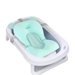 Bath Pad,Floating Soft Baby Bath Support,Tub Cushion Seat Anti-Slip Bathtub Pad for 0-12M Gift for New Moms