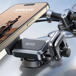 Motorcycle Phone Mount Holder Magnetic-[Strong Magnets & Anti-vibration] for Harley Davidson-Metal Phone Holder for Motorcycle Gas Tank-Any Magnetic Surface for iPhone 15 Pro Max All 4.7''-7.2'' Phone