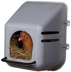 Little Giant® Plastic Chicken Nesting Box | Chicken Nest Box for Laying Hens | Chicken Bed | Egg Laying Chicken Box | Chicken Perch | Nesting Box for Chicken Coops