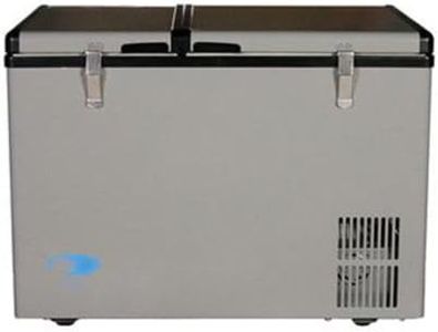 Whynter FM-62DZ Dual Zone Portable Refrigerator/Freezer, 62-Quart, Gray