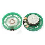 sourcing map 2Pcs 8 Ohm 0.25W 27mm Dia External Magnet Mini Loudspeaker Horn Green