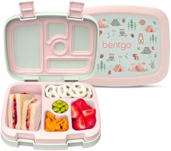 Bentgo Kids Prints Leak-Proof 5-Compartment Bento-Style Kids Lunch Box
