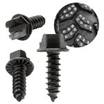 Kold Kutter AMA-Approved Traction Screws 250 Pack (#8) 1/2" - Winter Ice & Snow Tire Heavy Duty Studs Spikes for Racing Dirt Bikes, ATVs, Motorcycles, and Snowmobiles Tracks