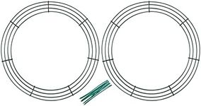 Upstout Pack of 2 Wire Wreath Frame