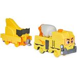 Mighty Express Bruno Motorised Train With Freight Car - Battery Operated Train To The Popular Tv Series, From 3 Years - Multicolor