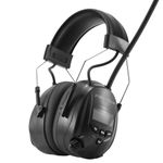 PROTEAR Bluetooth Ear Defenders with DAB/DAB+ FM Radio,Ideal Safety Earmuffs Wireless Headphones for Mowing, Sawing, Workshop, SNR 30dB