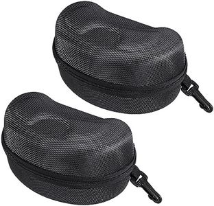 PATIKIL Hard Ski Goggle Case, 2 Pack EVA Sports Glasses Case Shockproof Snowboard Goggles Box, 8.27" x 5.51" x 4.33"