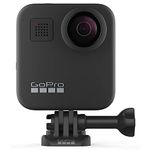 GoPro MAX — Waterproof 360 + Traditional Camera with Touch Screen Spherical 5.6K30 HD Video 16.6MP 360 Photos 1080p Live Streaming Stabilization Black