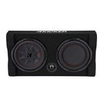 Kicker 48TRTP102 TRTP 10-inch (25cm) Thin Down Firing Subwoofer and Passive Radiator Enclosure, 2-Ohm, RoHS Compliant