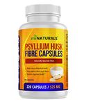 Psyllium Husk Fiber Capsules Supplement, Natural, Supports Digestive Health, Eases Constipation, 220 Capsules, by miNATURALS