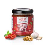 Kitchen Secret Sundried Tomato Pesto 180g - For Pasta, Sandwiches, Wraps, Pizzas, Rice & Grain Bowls, Quality Ingredients, No Preservatives or Additives