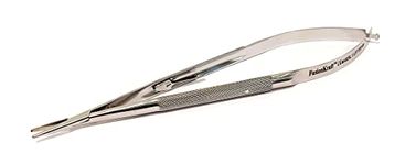 FusionKraft Castroviejo Micro Vascular Needle Holder (Delicate Pattern), Straight Jaws, With Lock, 7"