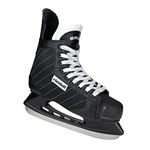 Riedell Skates - Bruin - Recreational Hockey Ice Skates | Black | Size 12