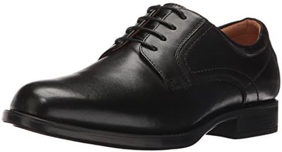 Florsheim Men's Medfield Plain Toe Oxford Dress Shoe, Black, 12