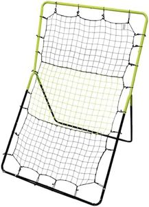 Elite Athletics Baseball, Softball and Lacrosse Rebounder Net - Multi-Angle Pitchback Net + Fielding Trainer - Bounce Back Net for Fielding + Throwing Practice