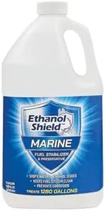 Ethanol Shield Marine Fuel Stabilizer & Preservative 1 Gallon (128 oz) - Full Fuel Cleaner - Fuel Injector Cleaner - Removes Water- Protects Fuel System - 1 Gallon Treats 1280 gallons of Gasoline.