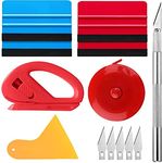 KAHEIGN 13Pcs Car Vinyl Wrap Tool Kit, Wrap Squeegee Wallpaper Smoothing Tool with Cutting Tool Felt Squeegee Hard Scraper for Car Wrapping and Install Wallpaper