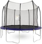 Skywalker Trampolines 12-Feet Round Trampoline and Enclosure with Spring Pad, Blue