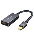 IVANKY Mini DisplayPort to HDMI Adapter, Mini DP to HDMI Adapter, Nylon Braided & Gold-Plated Connector, Compatible for MacBook Air, MacBook Pro(Before 2016), Surface Pro, etc - 20CM