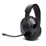 JBL Quantum 350 Wireless Over-Ear PC Gaming Headset with Detachable Boom mic - Black