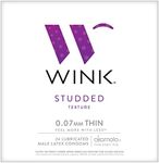 WINK Studded Condoms, 24 count