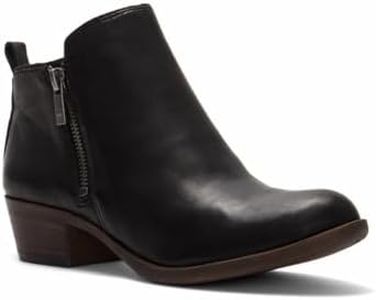 Lucky Brand Womens Basel Ankle Bootie, Black 03, 11