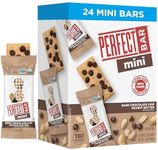 Perfect Bar Mini, Dark Chocolate Chip Peanut Butter Protein Bar, Protein Snack, Snack Bar, Organic, Gluten Free, Soy Free, Non GMO, No Sugar Alcohols, .88 Ounce Bar, 24 Count