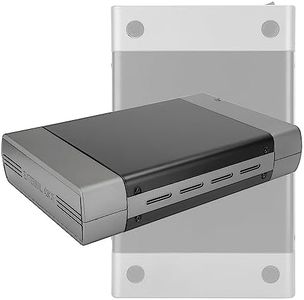 Lazmin112 Box unità ottica con interfaccia SATA USB2.0, Riscrittore disco ottico DVD esterno portatile USB 2.0 / SATA da 5,25 pollici per XP / 7/8/10(Spina UE)