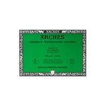 Arches Watercolour Paper Blocks | Cold Pressed Natural White | for Watercolor, Acrylic Painting, Gouache and Poster Color Painting | 300 GSM, 18 x 26 cm- 20 Sheets
