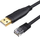 USB to RJ45 Serial Adapter,CableCreation USB Console Cable Compatible with Router/Switch of Cisco, NETGEAR,TP-Link, Linksys, Windows, Linux System 6feet