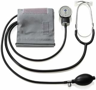 A&D Medical Professional Aneroid Sphygmomanometer with Stethoscope & Adult Cuff (25 - 36cm / 10 - 14" Range) Blood Pressure Machine & Zippered Case