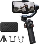 hohem iSteady M6 Gimbal Stabilizer for Smartphone, 3-Axis Cell Phone Gimbal, Built-in OLED Display,400g Payload,Reverse Charging, Android and Phone Stabilizer, Gimbal with Inception Motion Timelapse