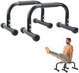 AmazeFan Parallettes Bars, Push Up Bars Strength Training for Handstands, Full Planche & Dips, Calisthenic, Gymnastic, [16.6x10x10in] Push Up Stands Handle for Floor Workouts Calisthenics Equipment