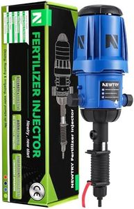 NEWTRY Fertilizer Injector for Drip Irrigation, 0.1%-0.9% Adjustable Dosing Pump, 3/4'' NPT Water Powered Liquid Doser for Garden, Greenhouse, Irrigation & Hydroponic System, Farm, Grow Tent