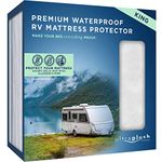 UltraPlush Premium Waterproof Mattress Protector, Luxurious, Soft & Comfortable, Protects Against Dust Mites and Allergens, Motorhome, Camper and Travel Trailer Mattresses (RV King 72" x 80")