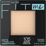 Maybelline New York Fit Me Matte + Poreless Pressed Face Powder Makeup, Fair Ivory, 0.28 Oz