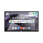 Smart Pixel 65 Inch All in One Interactive Smart Board 3840X2160 Pixel 4K UHD Display and Dual Operating System Latest Android and Windows Version WritePro for Office, School