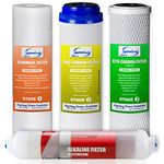 iSpring F4AK 6-Month Prefilter and Alkaline Replacement Supply Filter Cartridge Pack Set for 5 and 6-Stage Standard Reverse Osmosis RO Systems