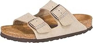 Birkenstock Arizona Taupe Soft Footbed suede leather