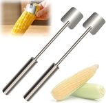 Corn Peeler For Corn On The Cob,Corn Cob Stripper,Corn Peeler,Corn On The Cob Remover,Corn Kernel Remover Tool,Corn Peeler Corn Cob Stripper Tool,Fast Removes Corn Kernels From Corn Cobs (2 PCS)